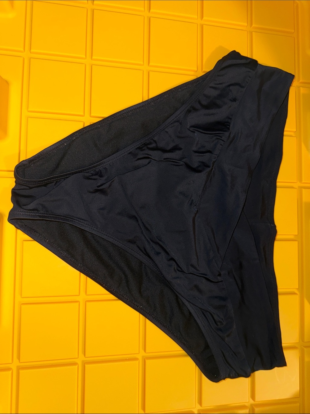 Black High-Waist Bikini Bottom